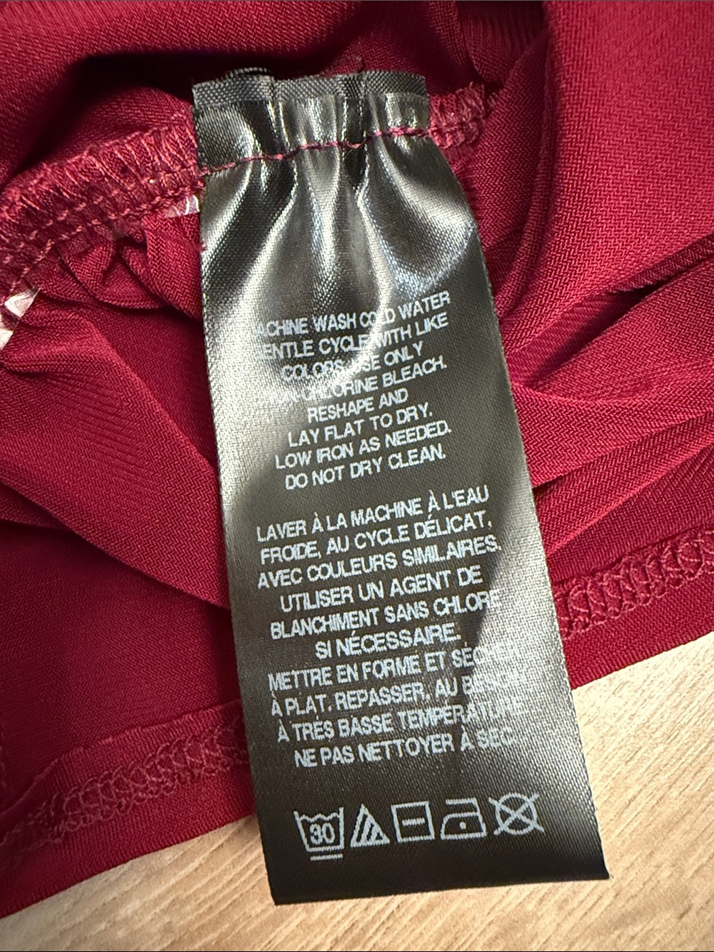Urban Outfitters Wine Red Ruched Short Sleeve Top - Picture 3 of 4
